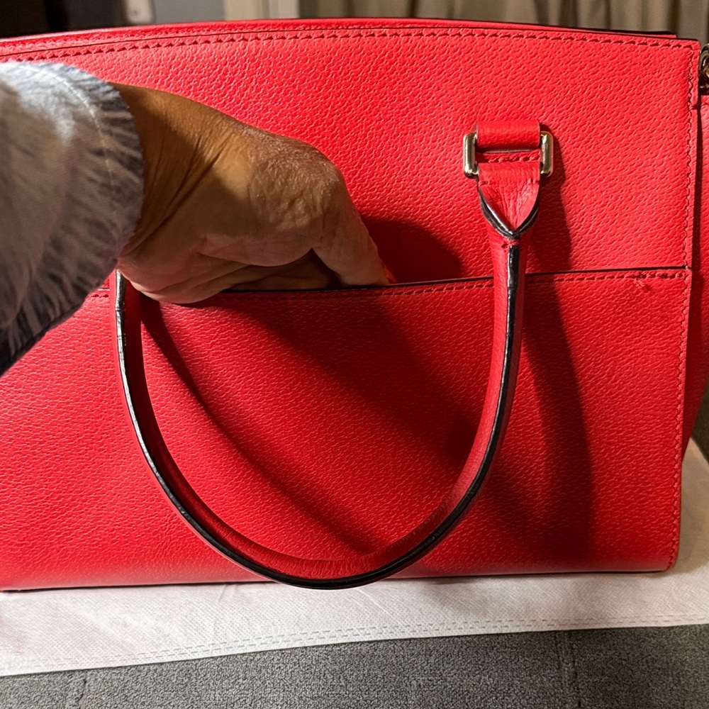 Kate Spade Vibrant Red Satchel - Picture 4 of 7